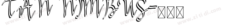 TAN NIMBUS字体转换